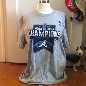 Atlanta Braves | World Series 2021 Champions | gray T-shirt